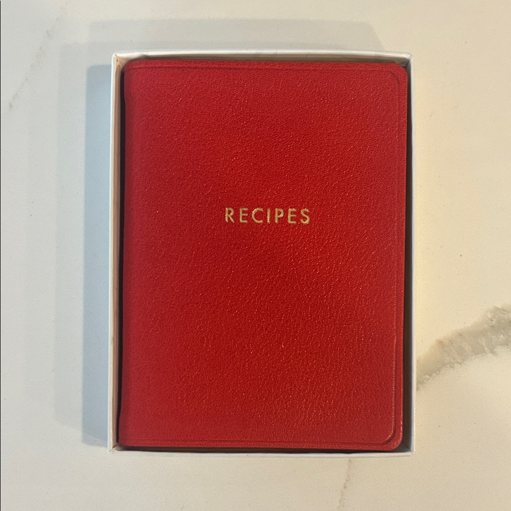 VINTAGE Saks Fifth Avenue Red Textured Notebook